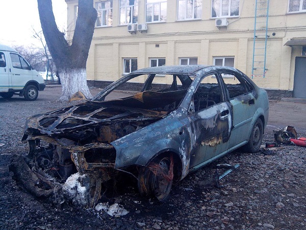 В Киеве сожгли машину директору КП "Плесо" 1 avto 21